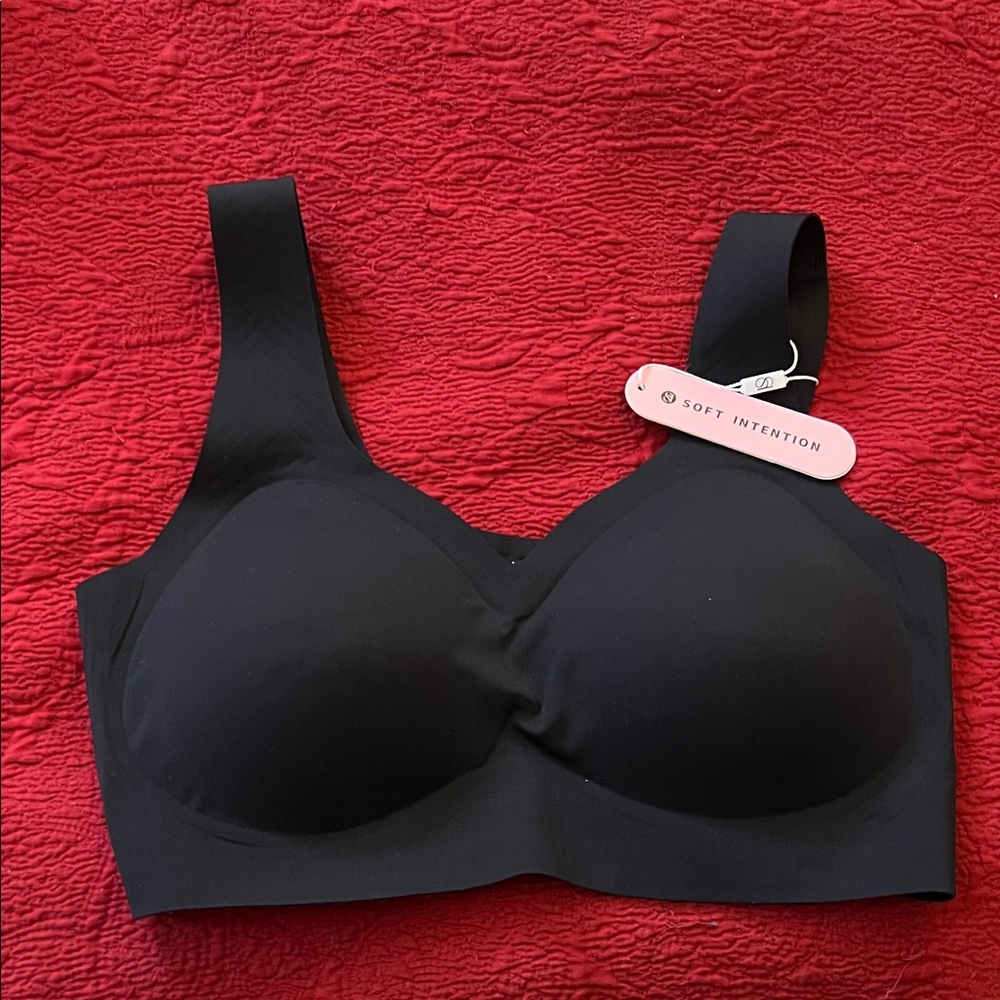 Women's Black Seamless Bra